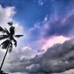 Balinese sky at Padangbai