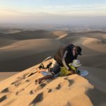 Sand boarding in the Huacachina desert